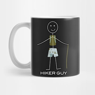 Funny Mens Hiking Design Mug